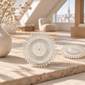 Alfiler de disco blancos